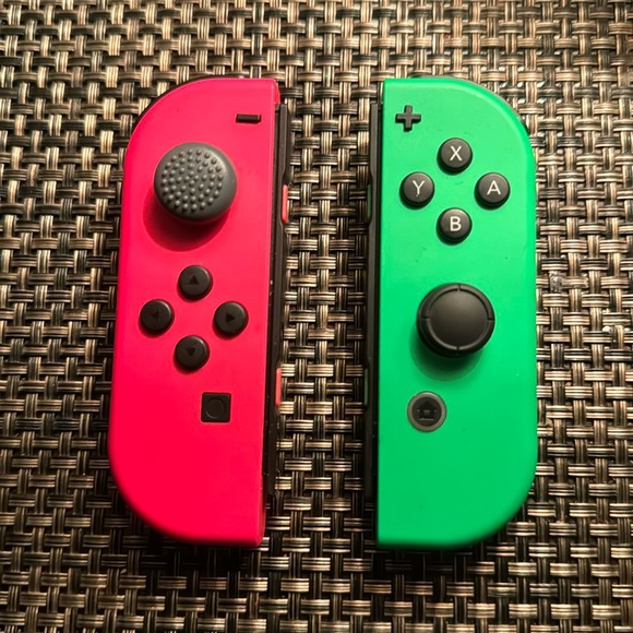 Nintendo Switch Controllers‼️Neon Pink & Neon Green - Picture 1 of 4